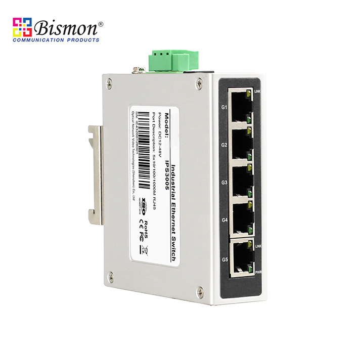 5*10/100/1000Base-T RJ45 ports Industrial Switch